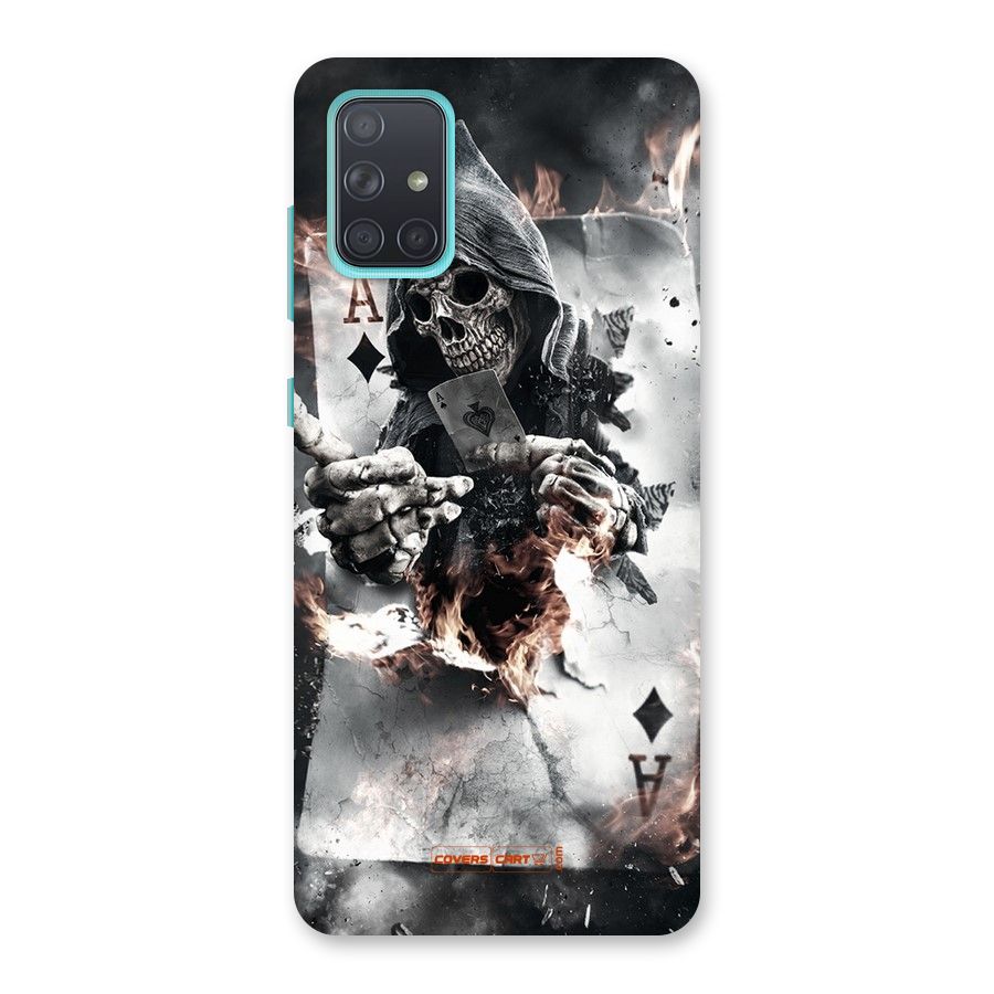 Skull with an Ace Back Case for Galaxy A71