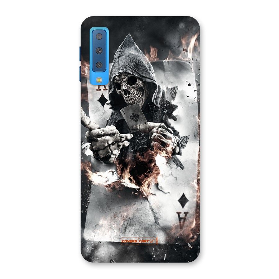 Skull with an Ace Back Case for Galaxy A7 (2018)
