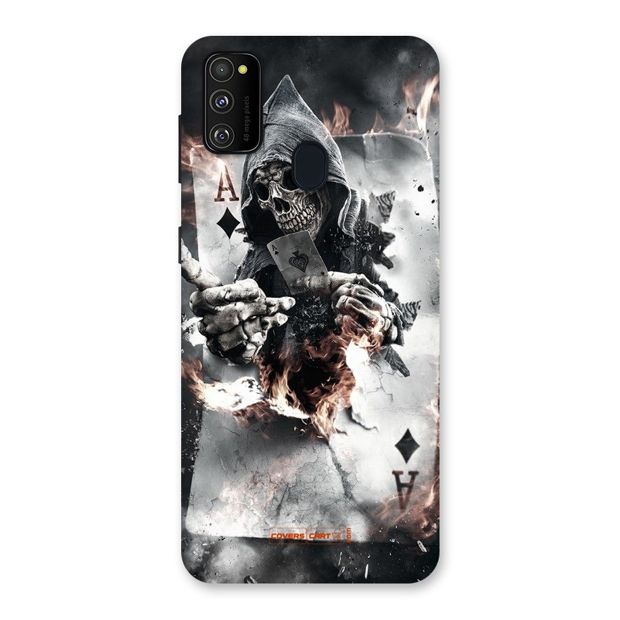 Skull with an Ace Back Case for Galaxy M30s
