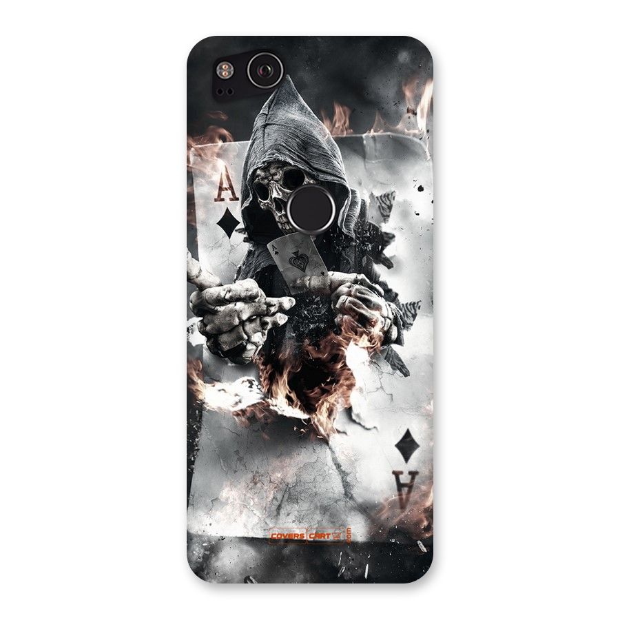Skull with an Ace Back Case for Google Pixel 2