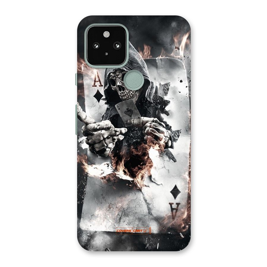 Skull with an Ace Back Case for Google Pixel 5