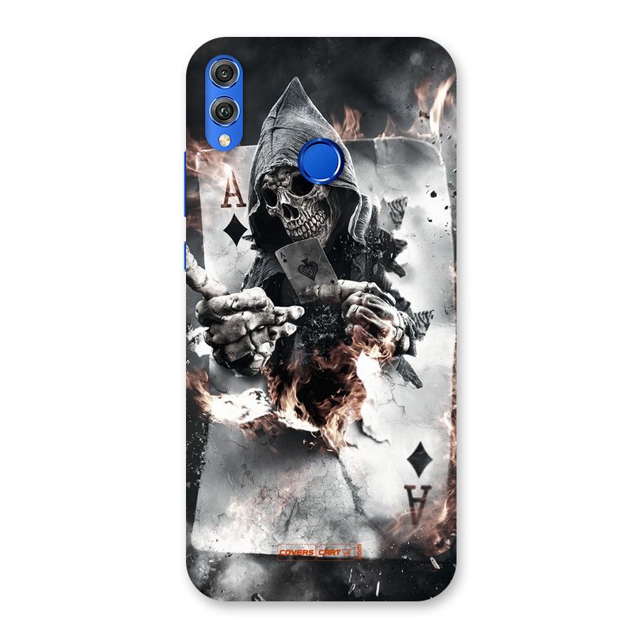 Skull with an Ace Back Case for Honor 8X