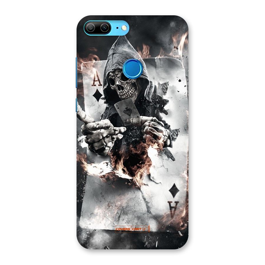 Skull with an Ace Back Case for Honor 9 Lite