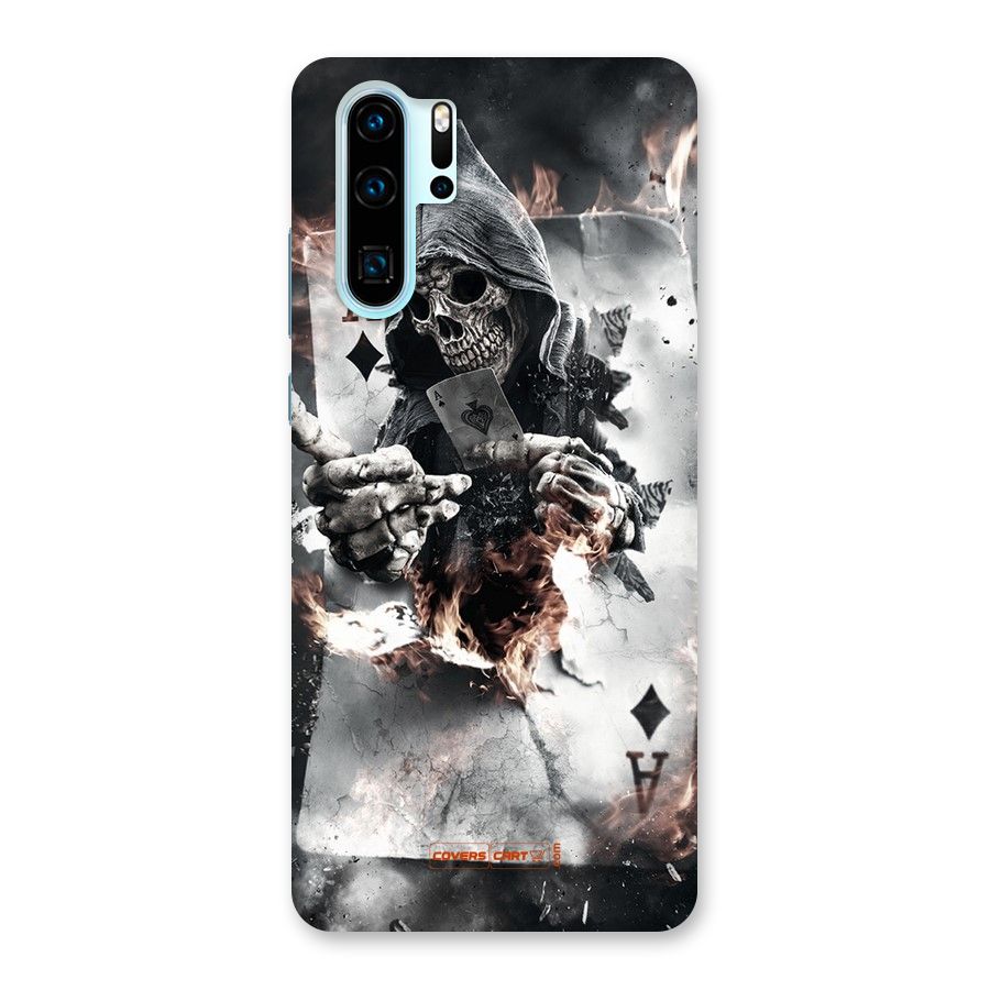 Skull with an Ace Back Case for Huawei P30 Pro