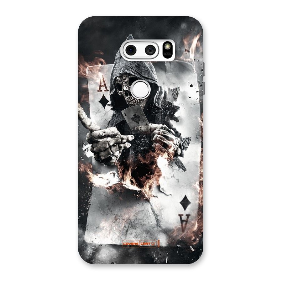 Skull with an Ace Back Case for LG V30