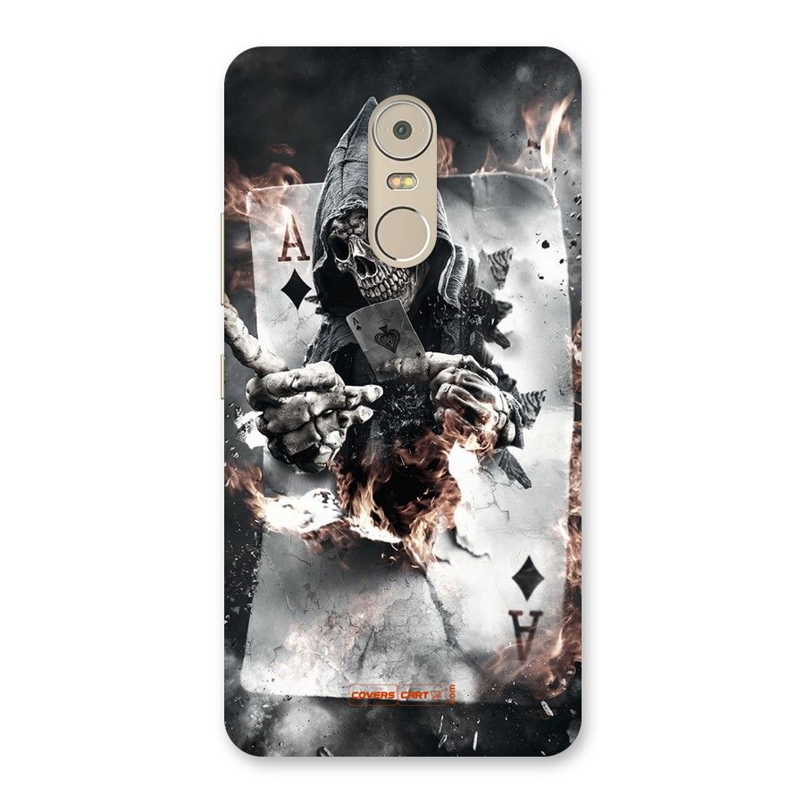 Skull with an Ace Back Case for Lenovo K6 Note