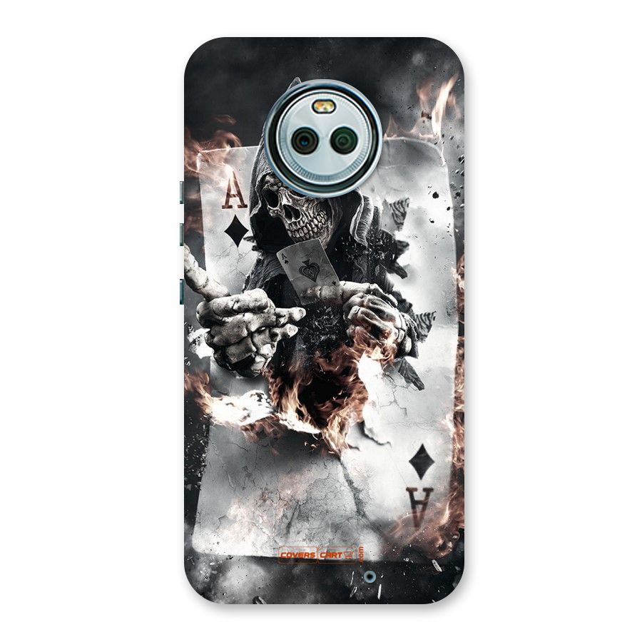 Skull with an Ace Back Case for Moto X4