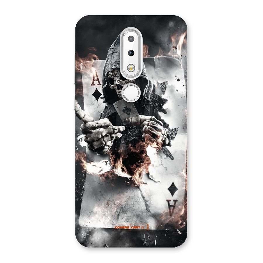 Skull with an Ace Back Case for Nokia 6.1 Plus