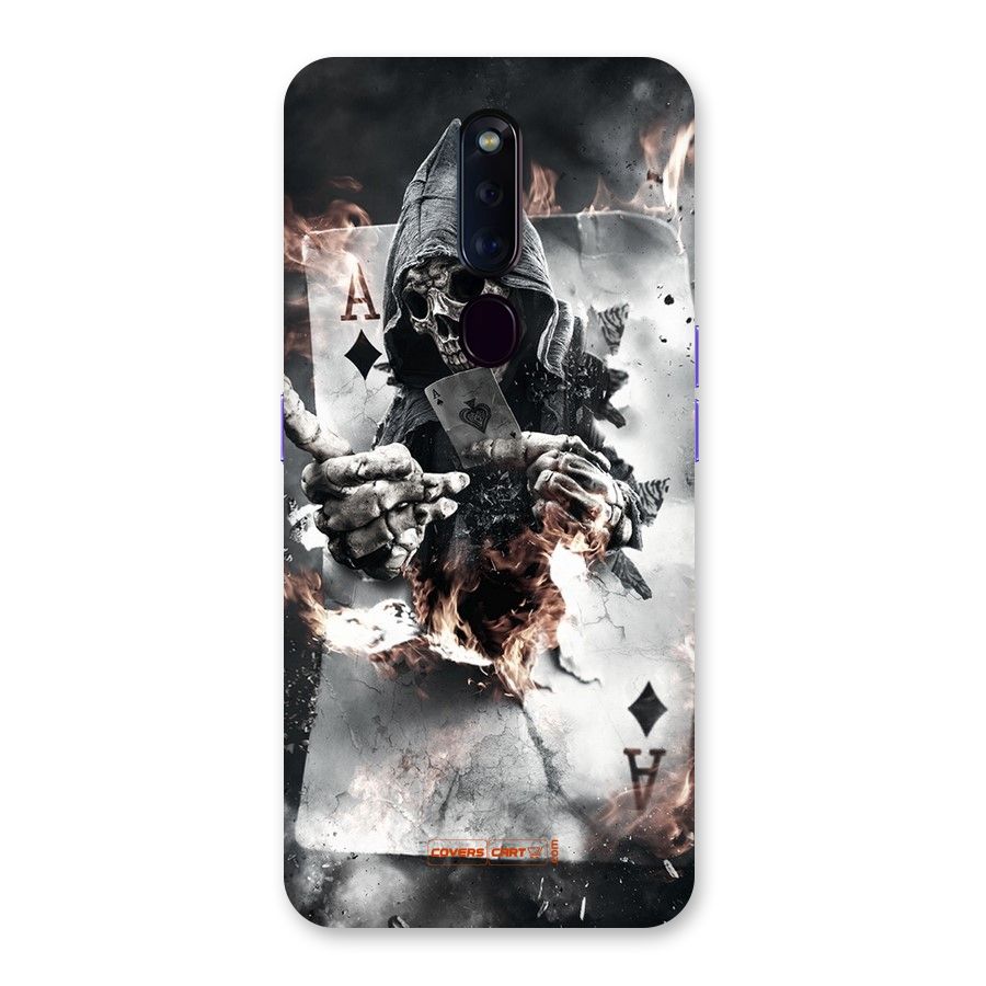 Skull with an Ace Back Case for Oppo F11 Pro