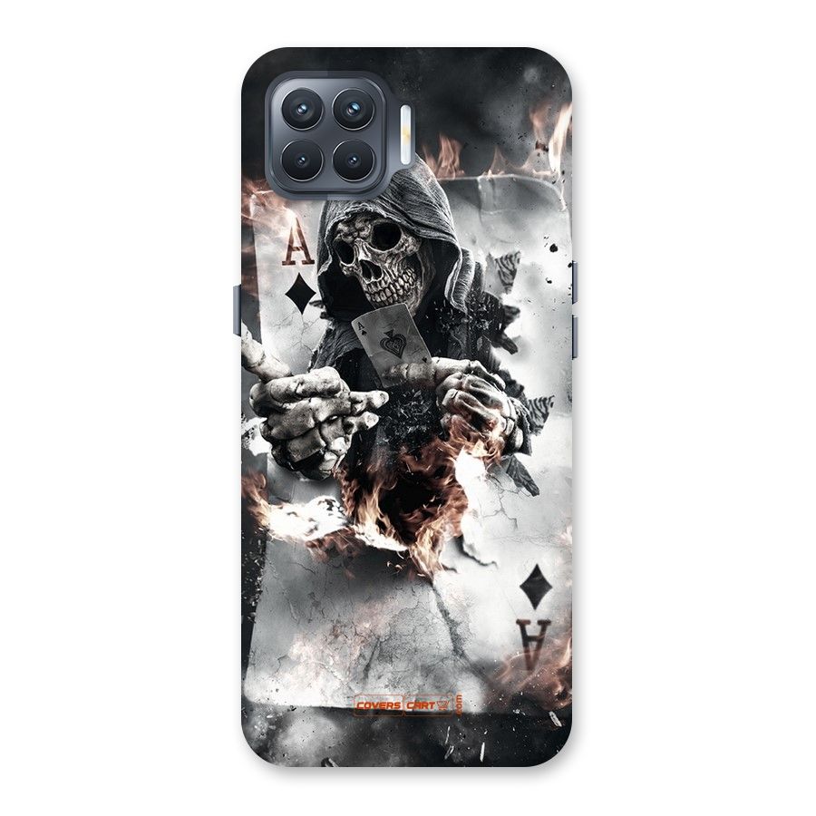 Skull with an Ace Back Case for Oppo F17 Pro
