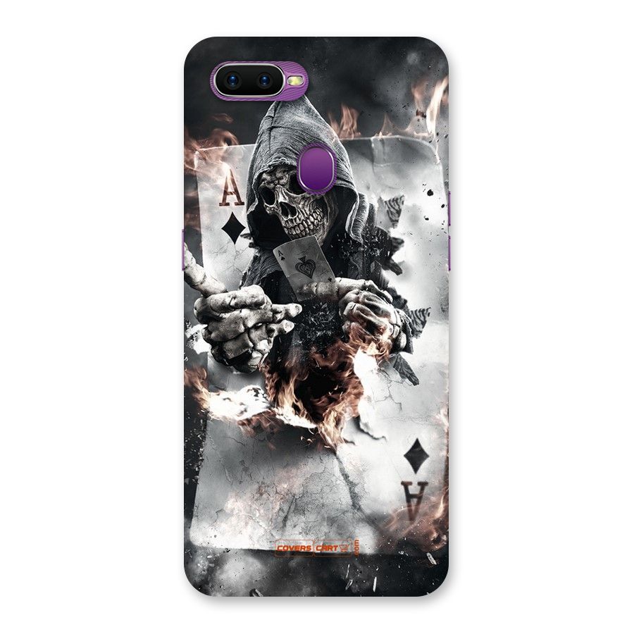 Skull with an Ace Back Case for Oppo F9