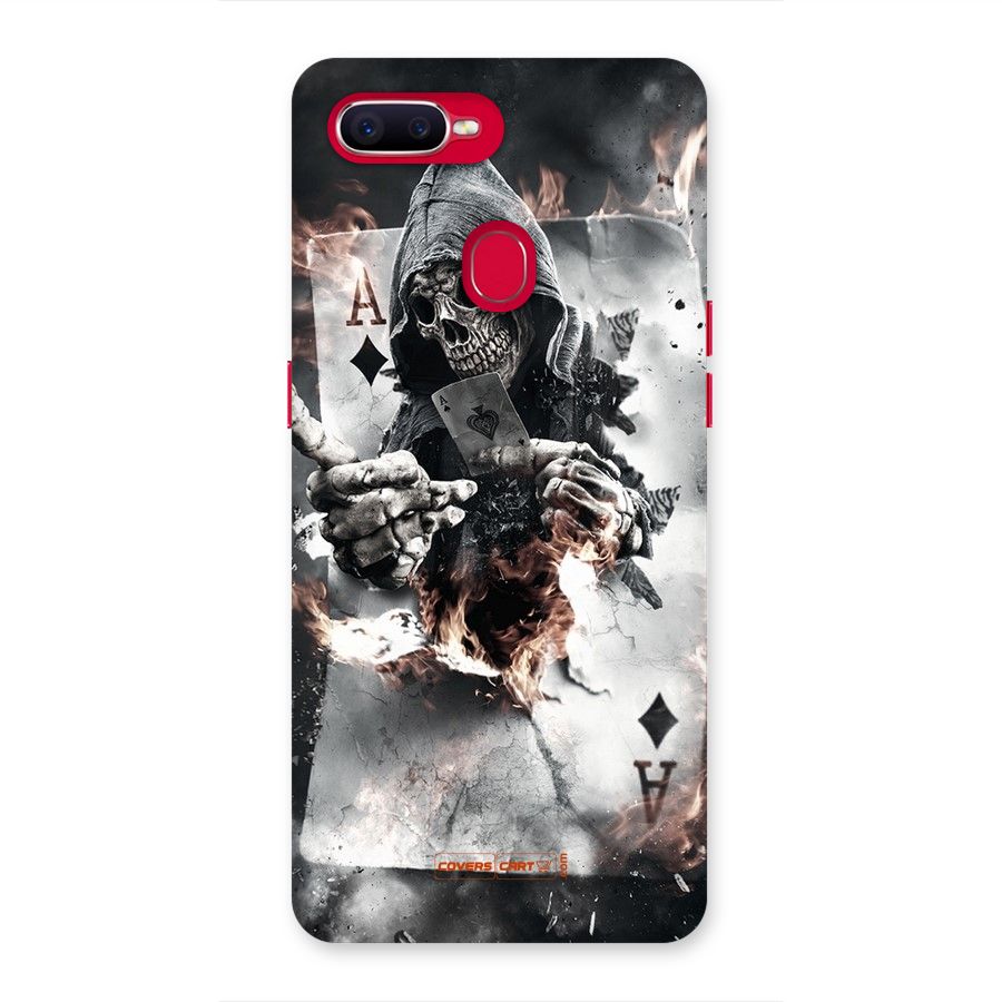 Skull with an Ace Back Case for Oppo F9 Pro