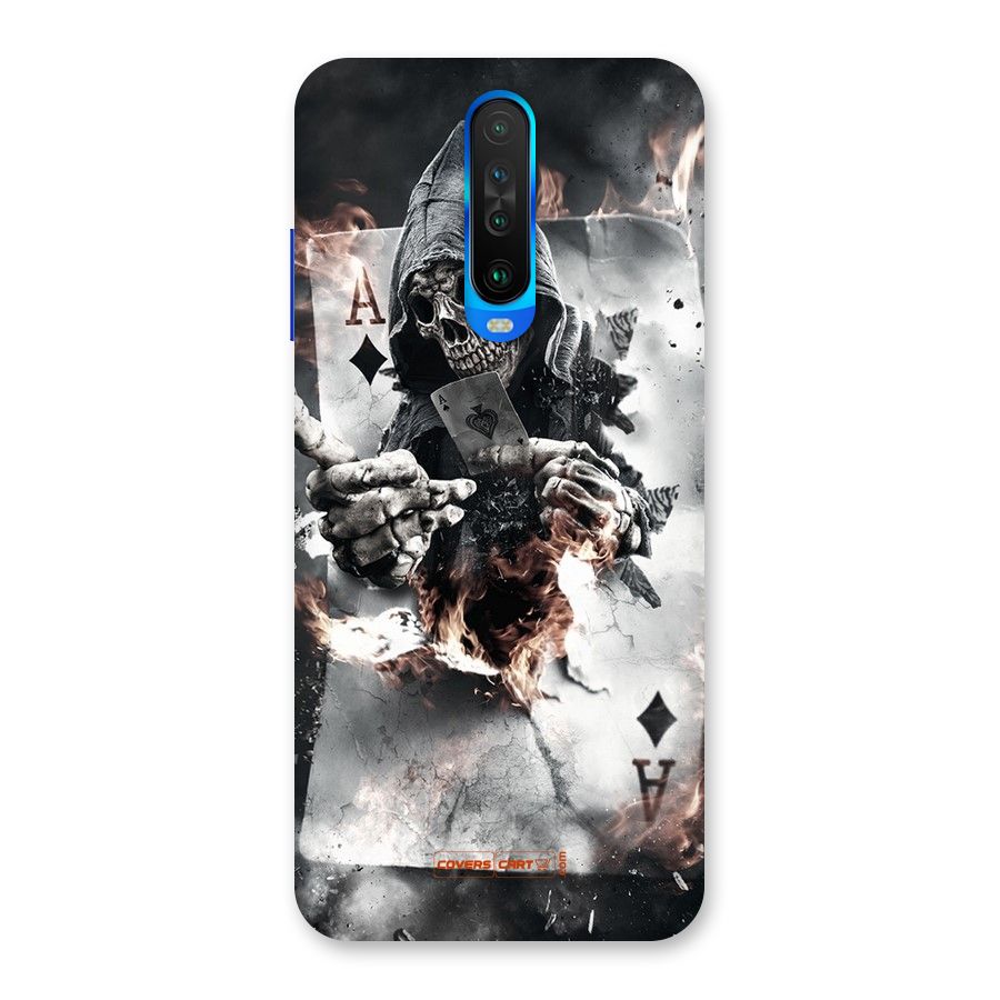 Skull with an Ace Back Case for Poco X2