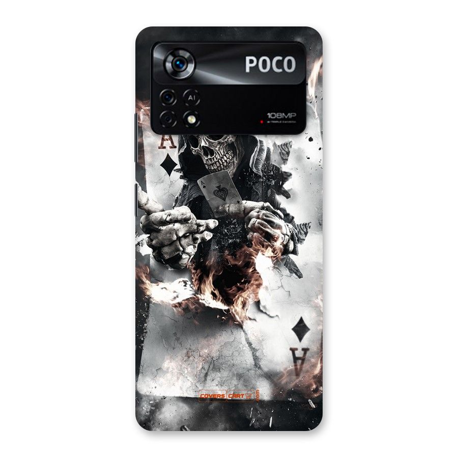 Skull with an Ace Back Case for Poco X4 Pro 5G