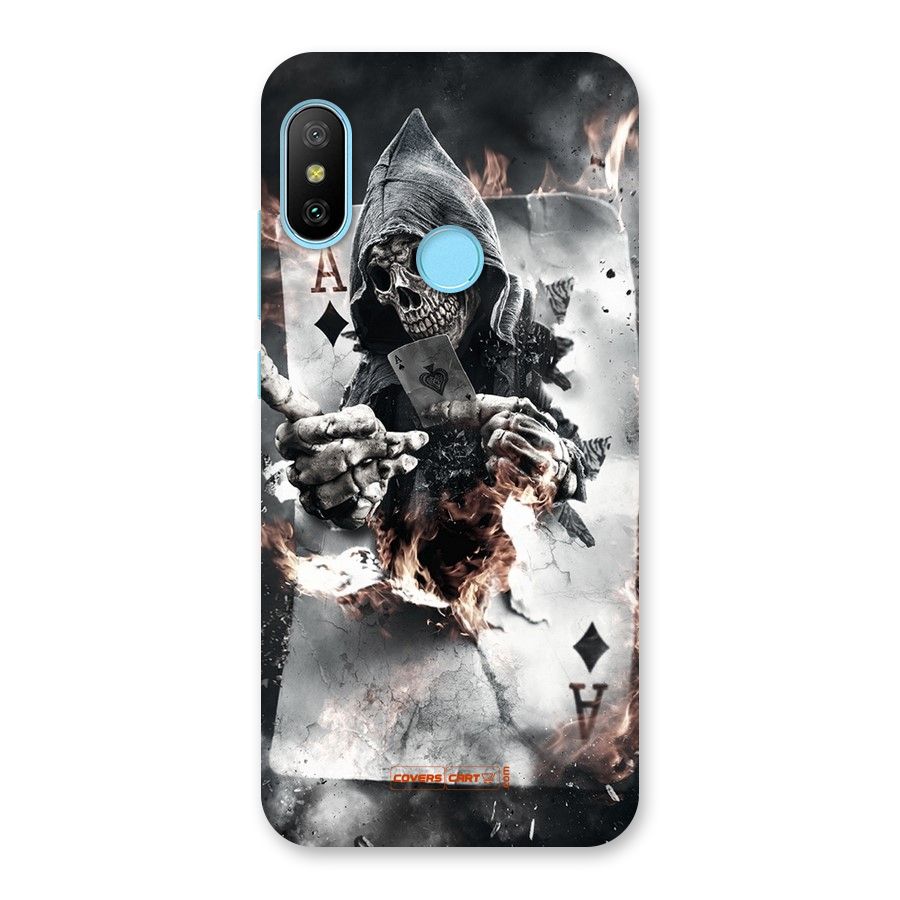 Skull with an Ace Back Case for Redmi 6 Pro