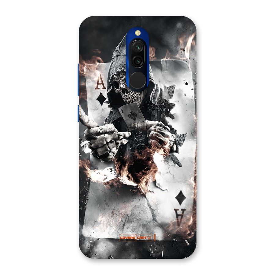Skull with an Ace Back Case for Redmi 8