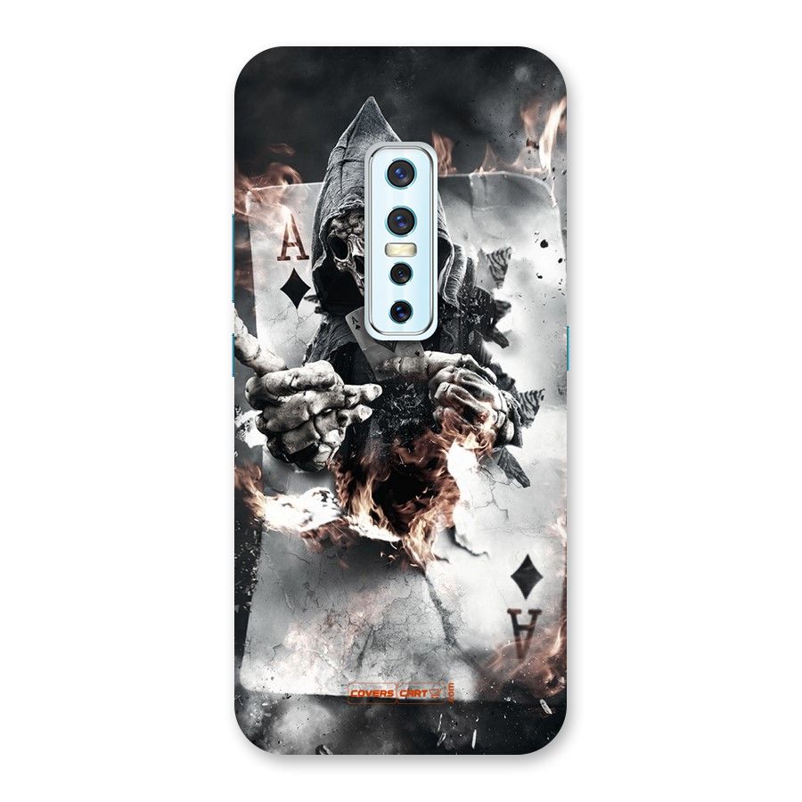 Skull with an Ace Back Case for Vivo V17 Pro