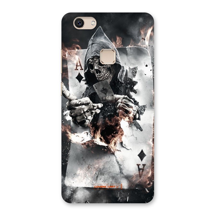 Skull with an Ace Back Case for Vivo V7