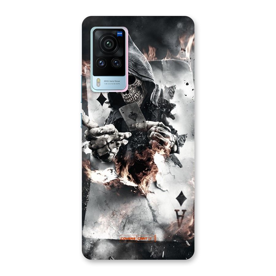 Skull with an Ace Back Case for Vivo X60 Pro