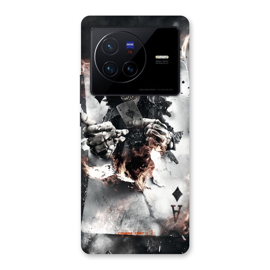 Skull with an Ace Back Case for Vivo X80