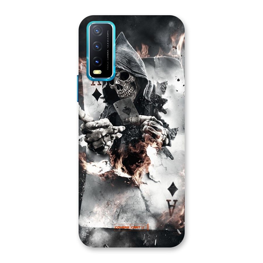 Skull with an Ace Back Case for Vivo Y20G