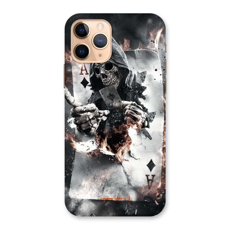 Skull with an Ace Back Case for iPhone 11 Pro