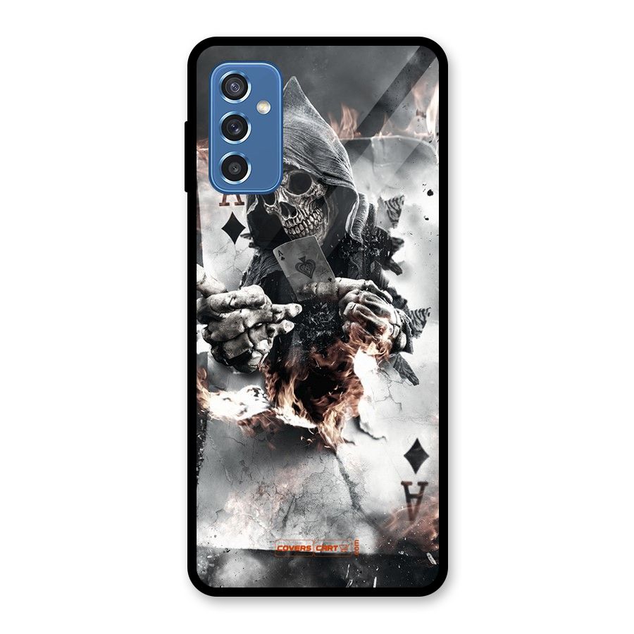 Skull with an Ace Glass Back Case for Galaxy M52 5G