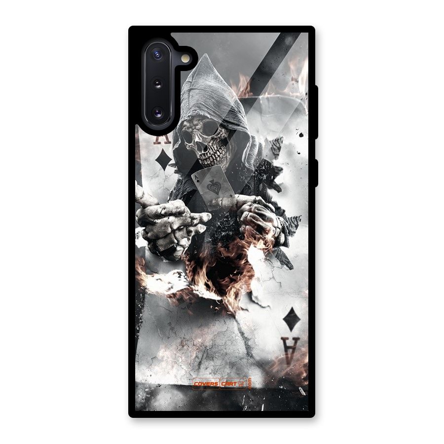 Skull with an Ace Glass Back Case for Galaxy Note 10