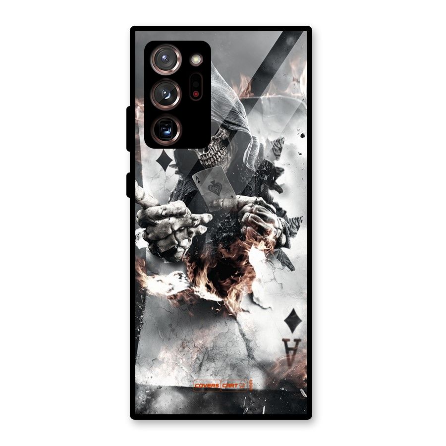 Skull with an Ace Glass Back Case for Galaxy Note 20 Ultra