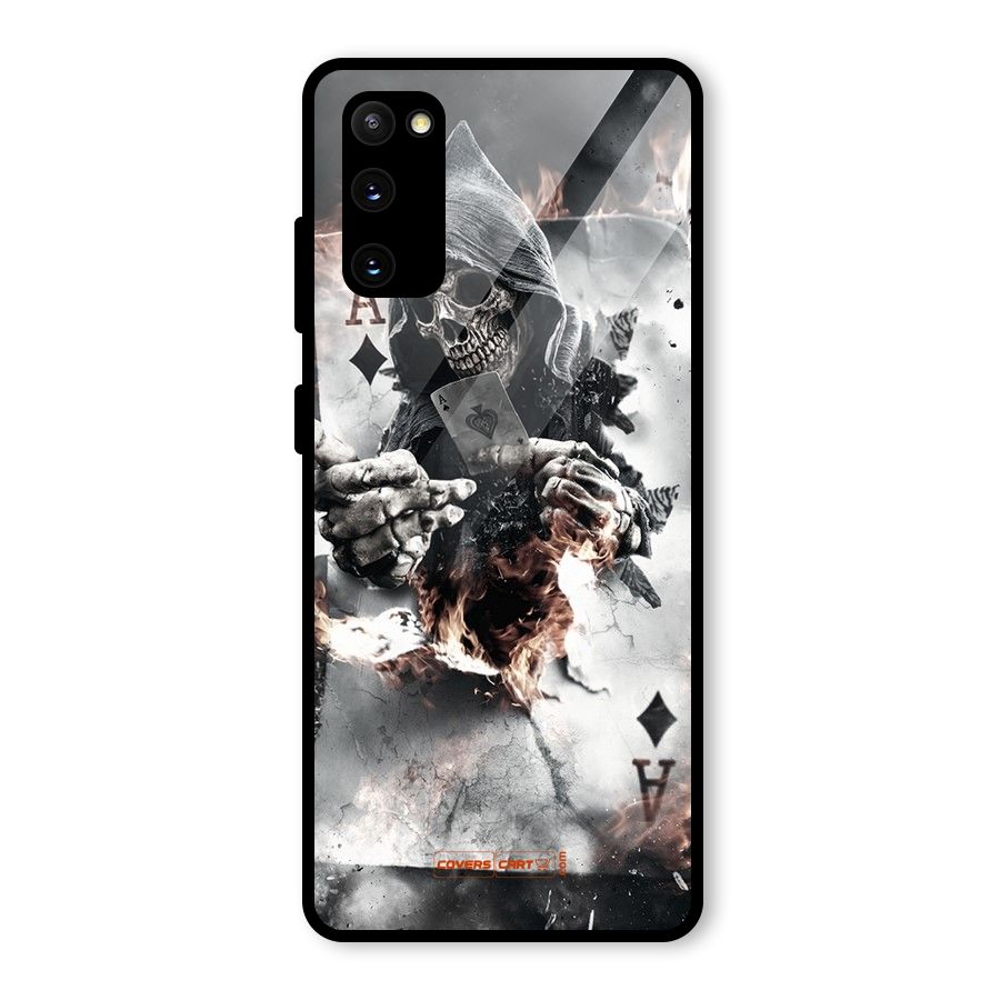 Skull with an Ace Glass Back Case for Galaxy S20 FE 5G