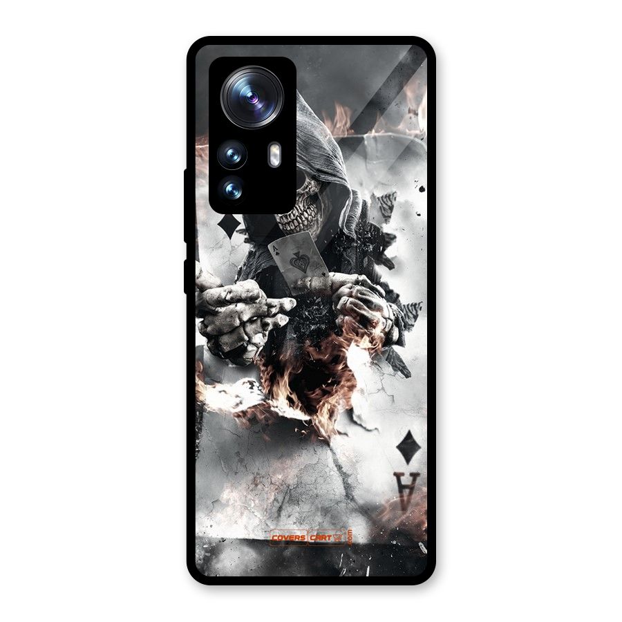 Skull with an Ace Glass Back Case for Xiaomi 12 Pro