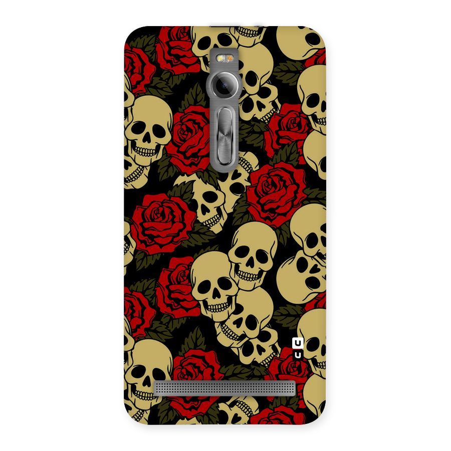 Skulled Roses Back Case for Asus Zenfone 2