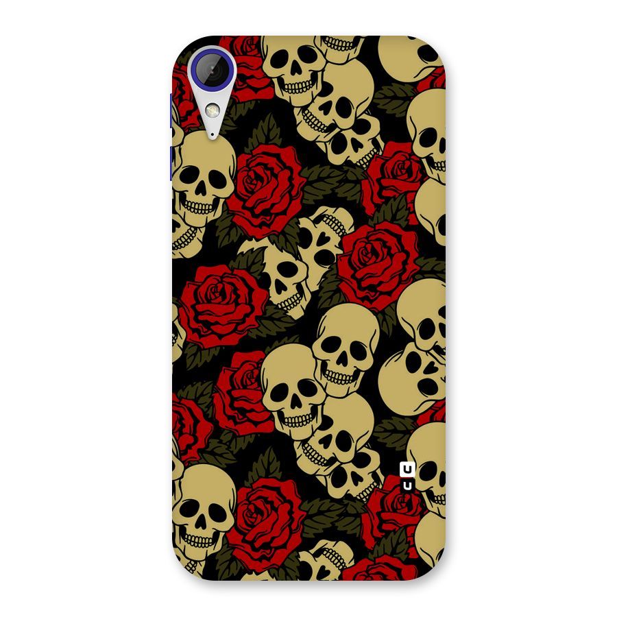 Skulled Roses Back Case for Desire 830