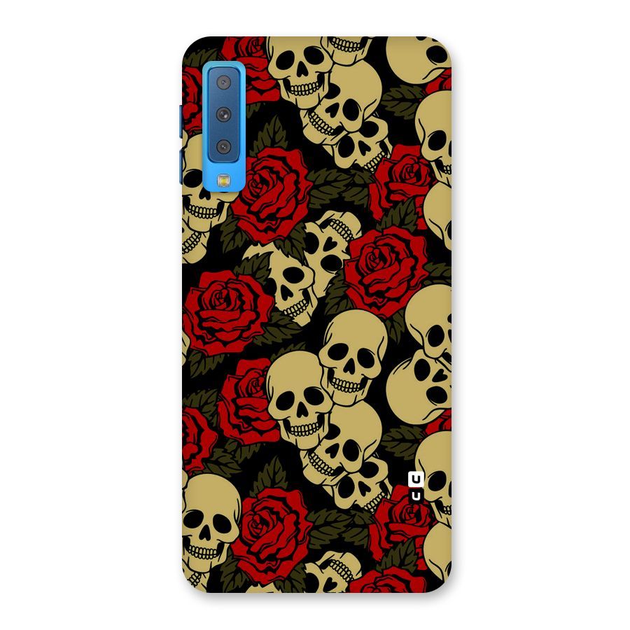 Skulled Roses Back Case for Galaxy A7 (2018)