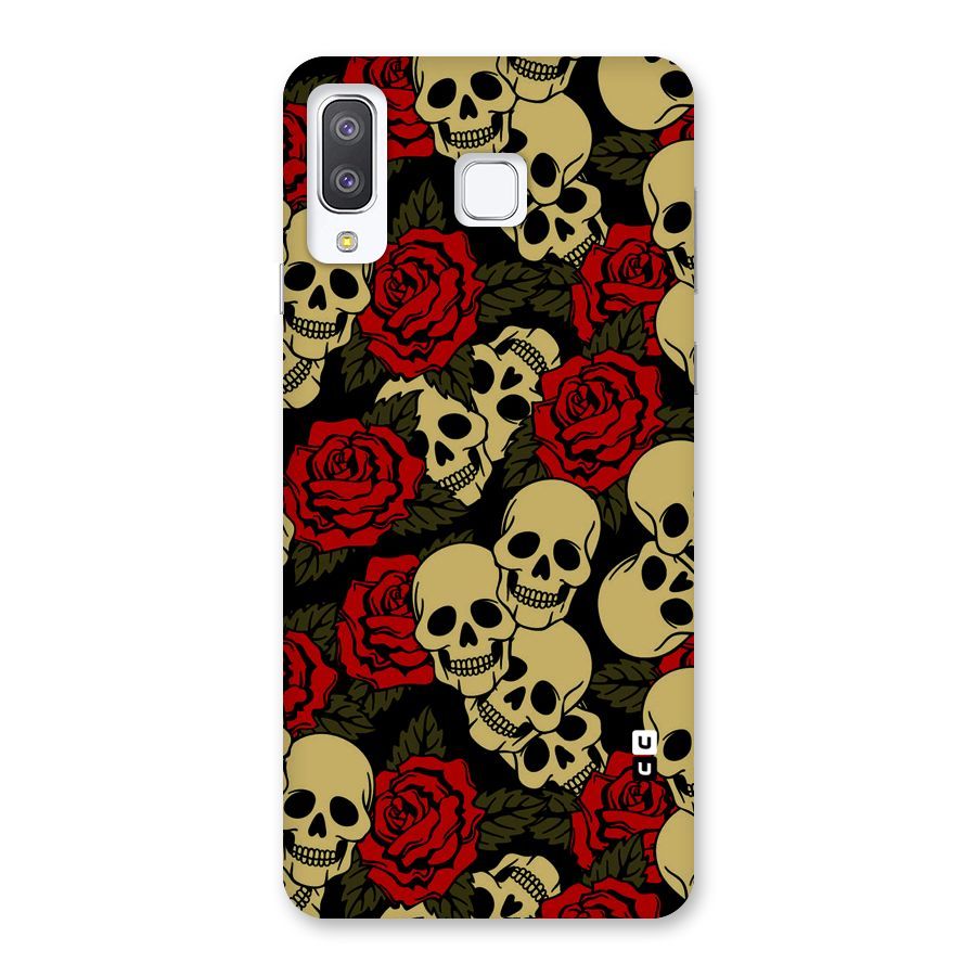 Skulled Roses Back Case for Galaxy A8 Star