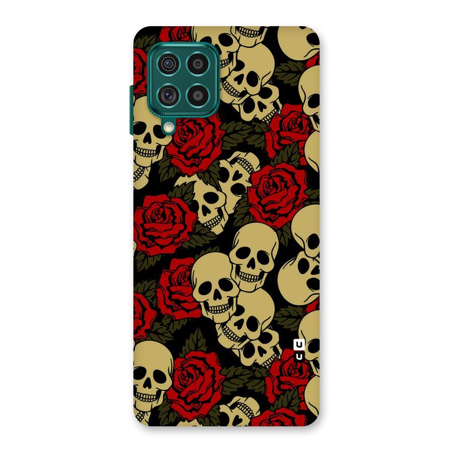 Skulled Roses Back Case for Galaxy F62