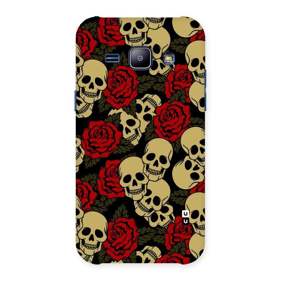Skulled Roses Back Case for Galaxy J1
