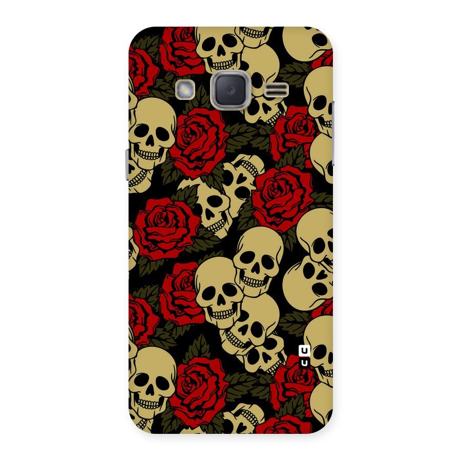 Skulled Roses Back Case for Galaxy J2