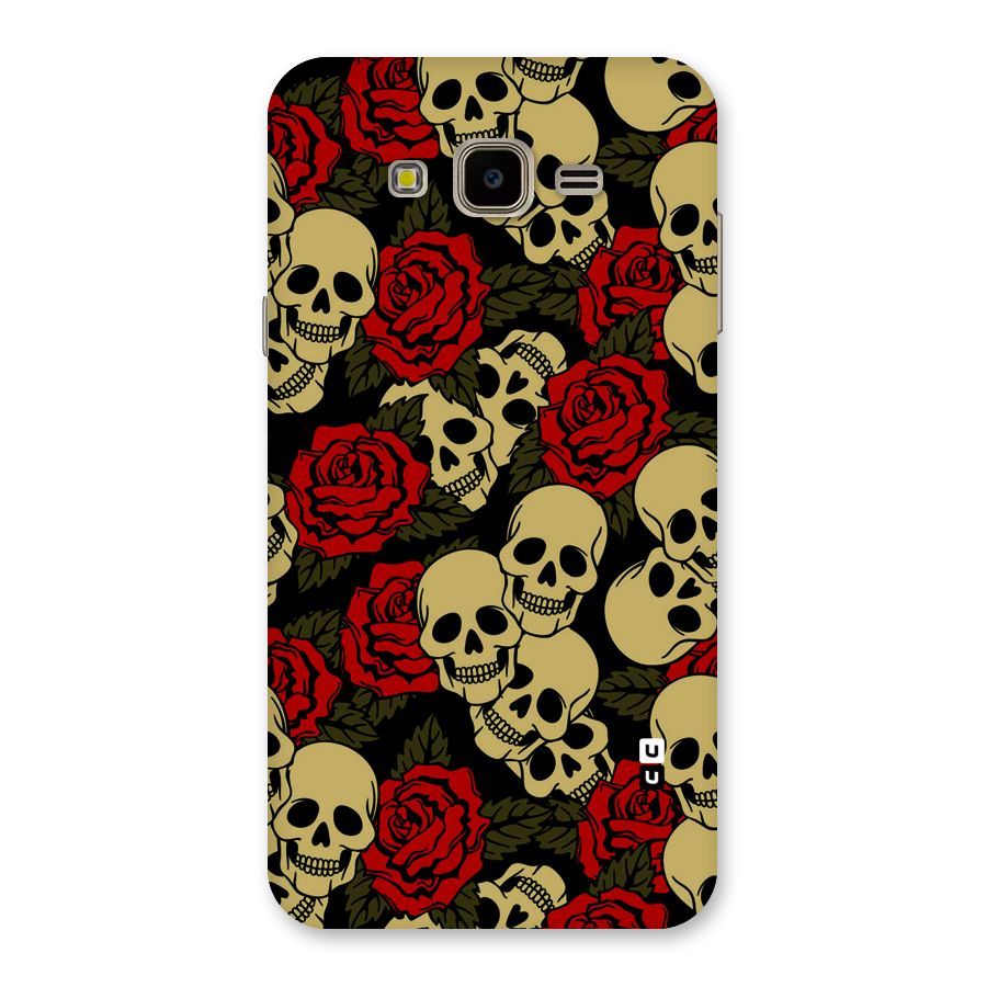 Skulled Roses Back Case for Galaxy J7 Nxt