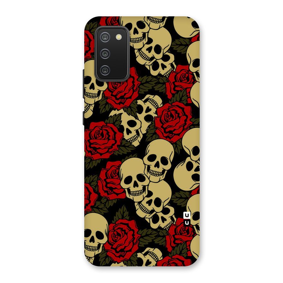 Skulled Roses Back Case for Galaxy M02s