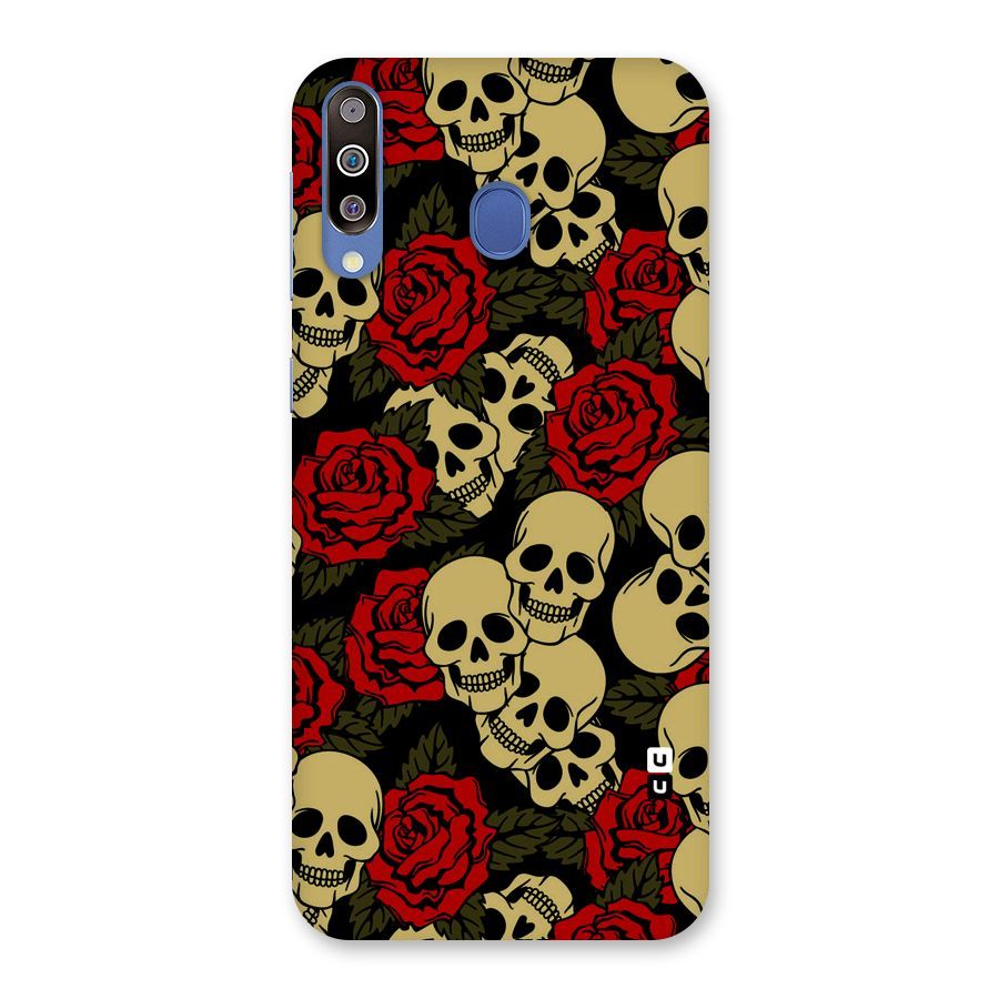 Skulled Roses Back Case for Galaxy M30