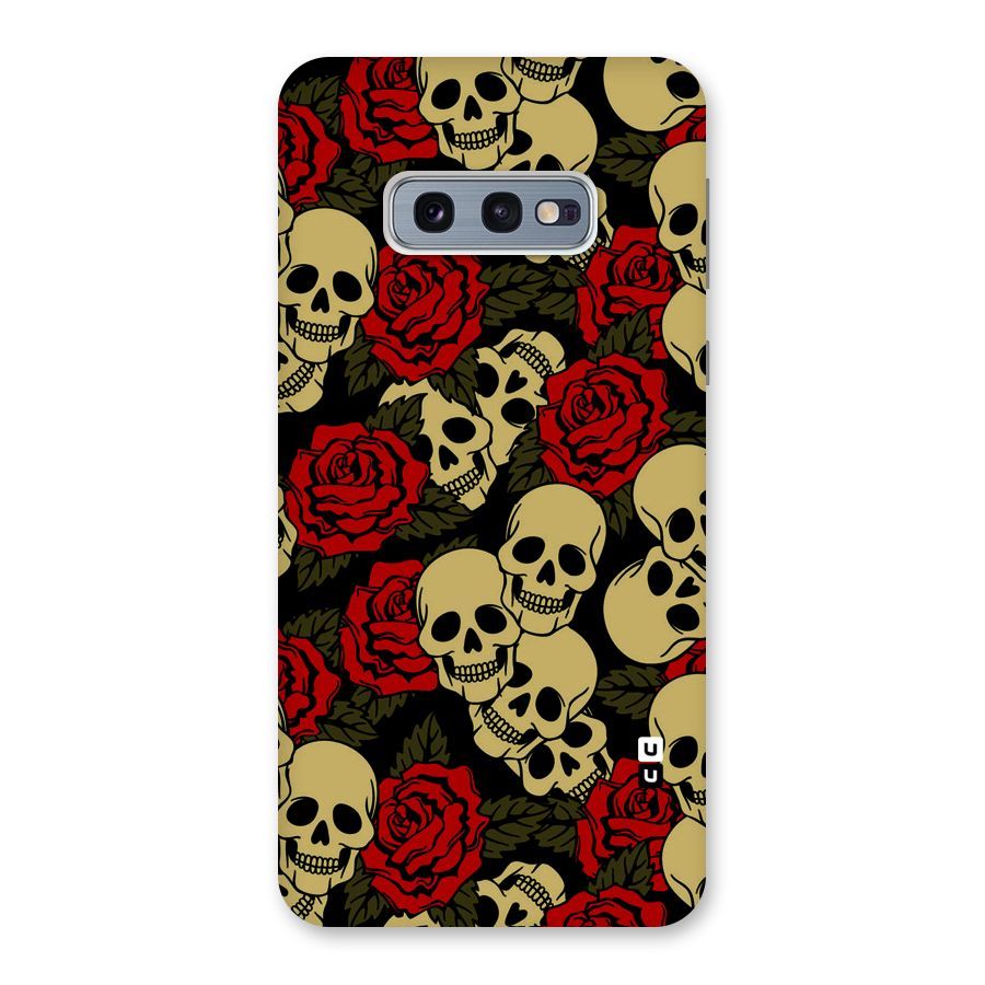 Skulled Roses Back Case for Galaxy S10e