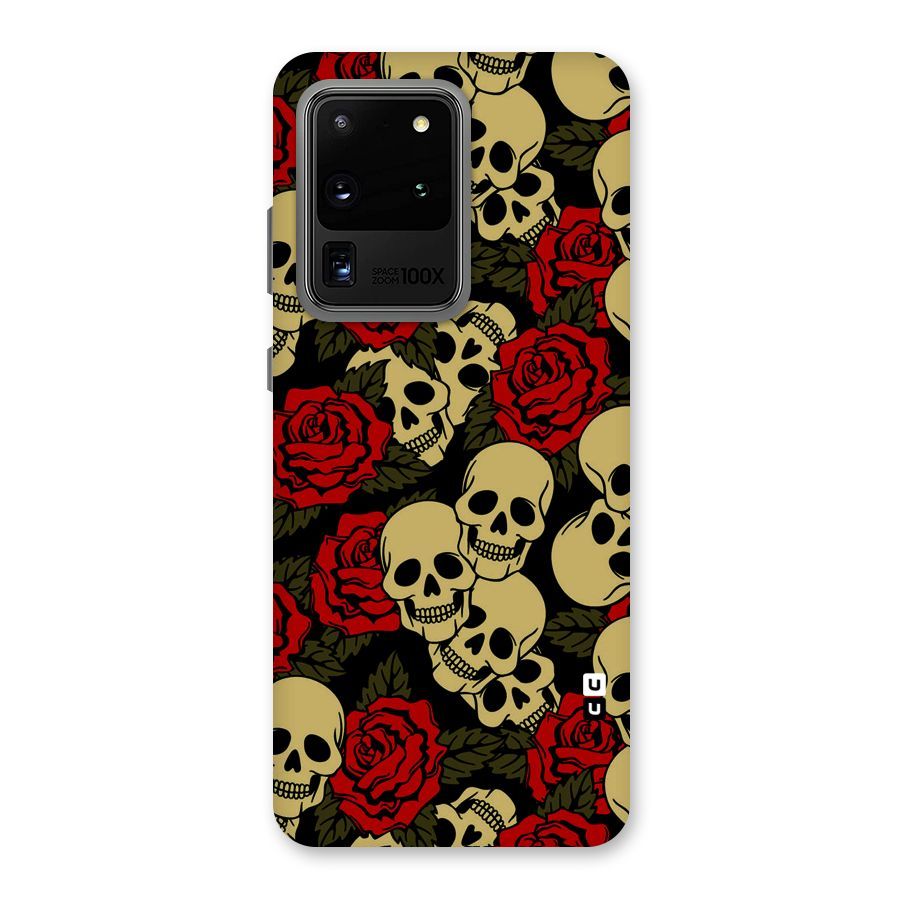 Skulled Roses Back Case for Galaxy S20 Ultra