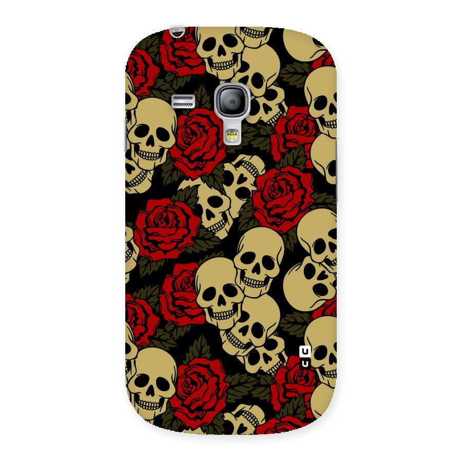 Skulled Roses Back Case for Galaxy S3 Mini
