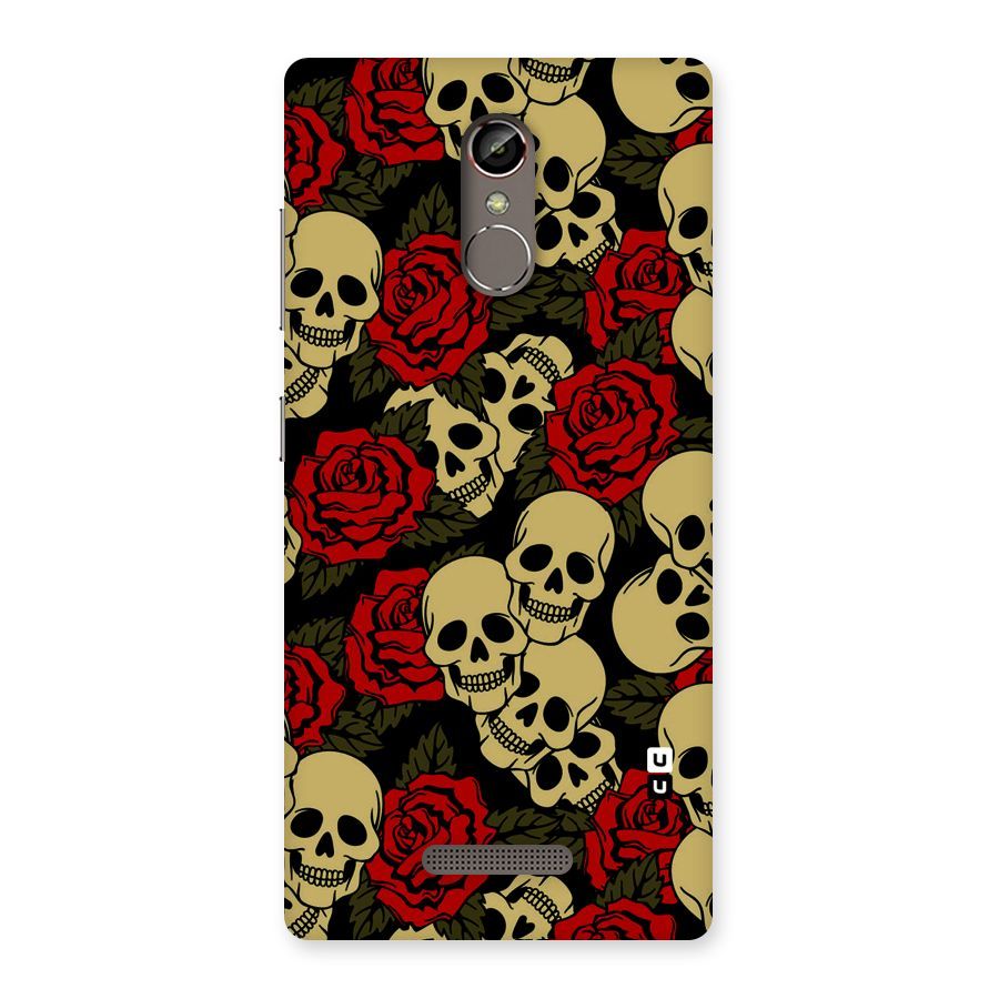 Skulled Roses Back Case for Gionee S6s