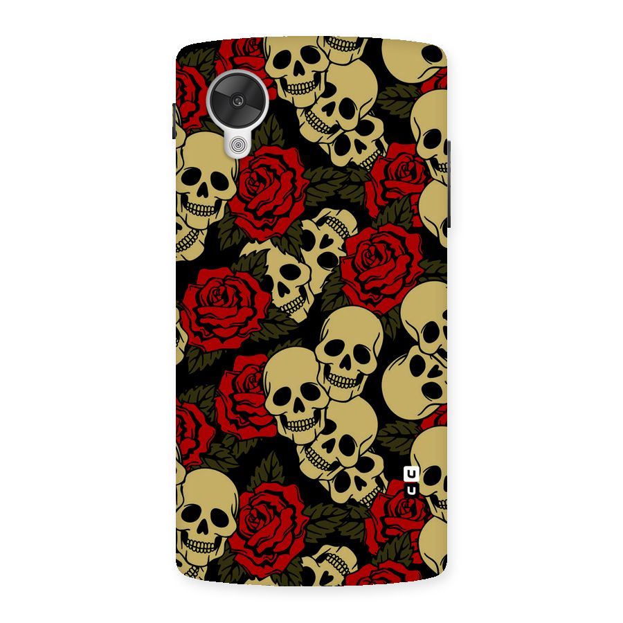 Skulled Roses Back Case for Google Nexsus 5
