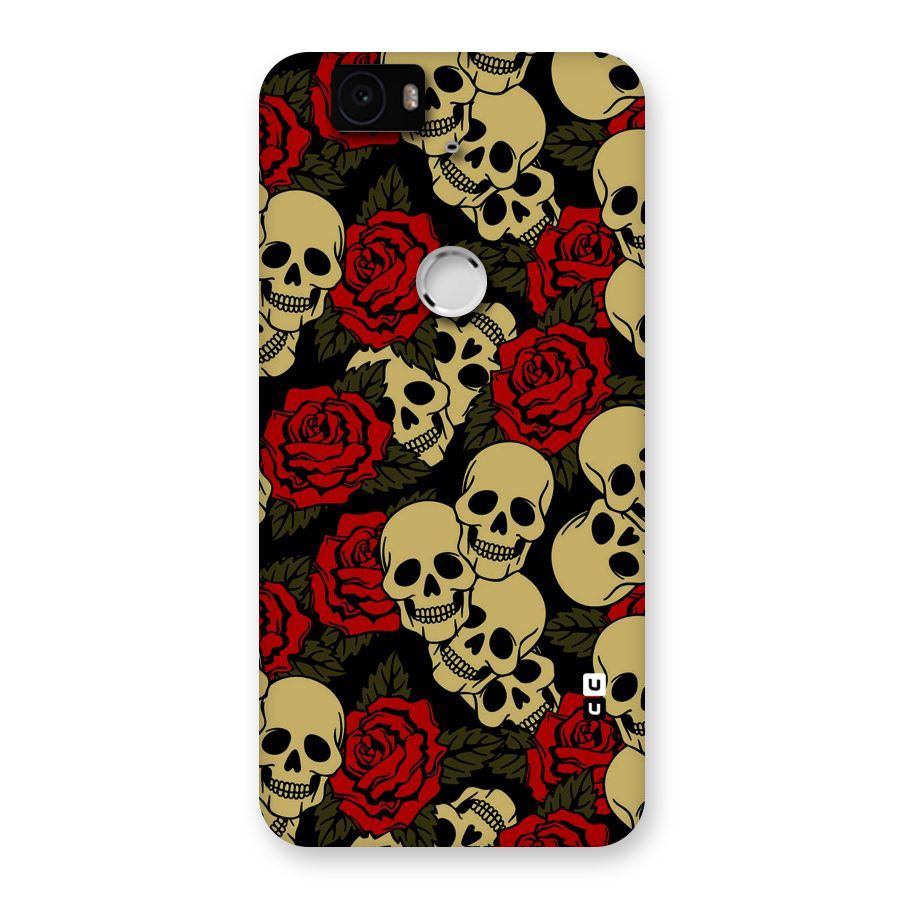 Skulled Roses Back Case for Google Nexus-6P