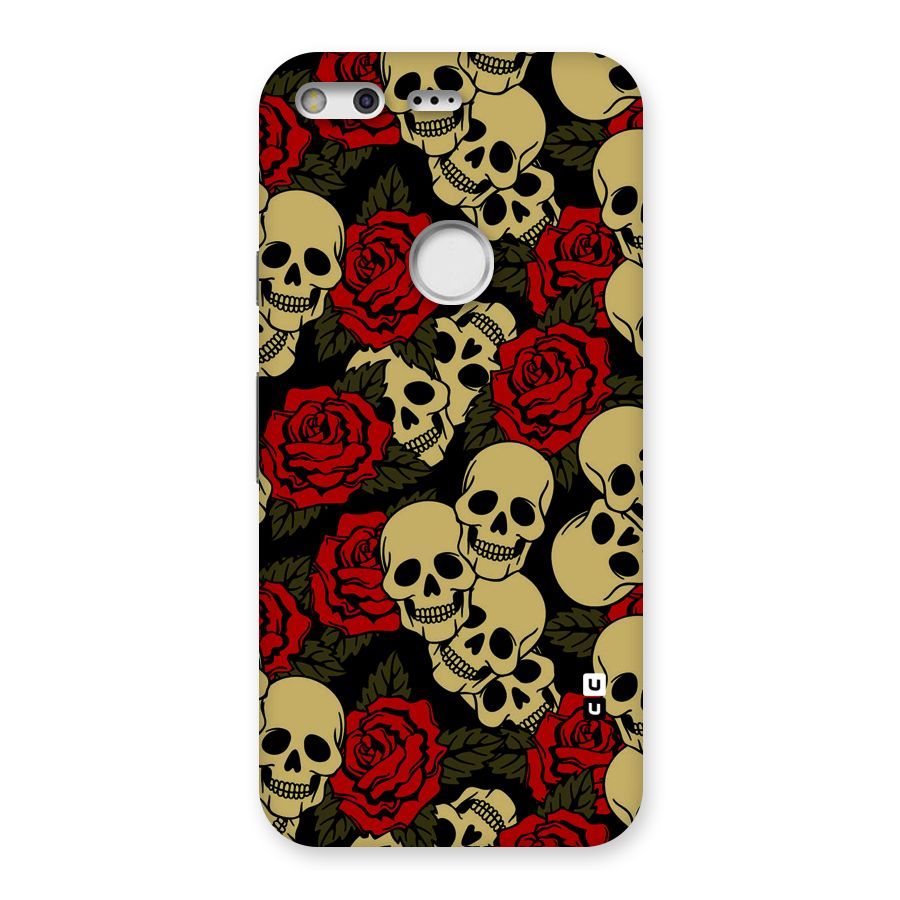 Skulled Roses Back Case for Google Pixel