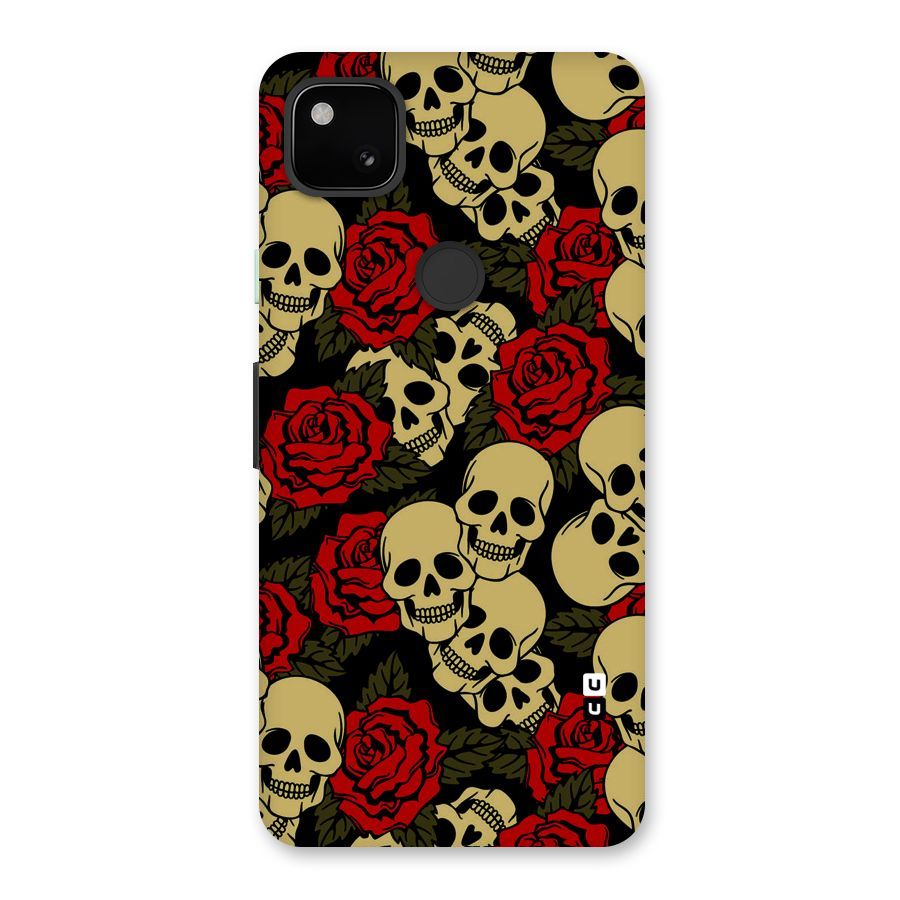 Skulled Roses Back Case for Google Pixel 4a