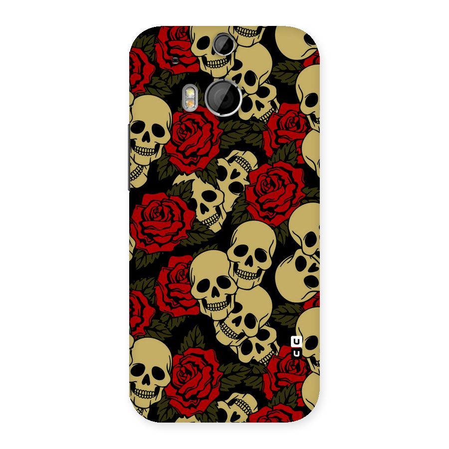 Skulled Roses Back Case for HTC One M8